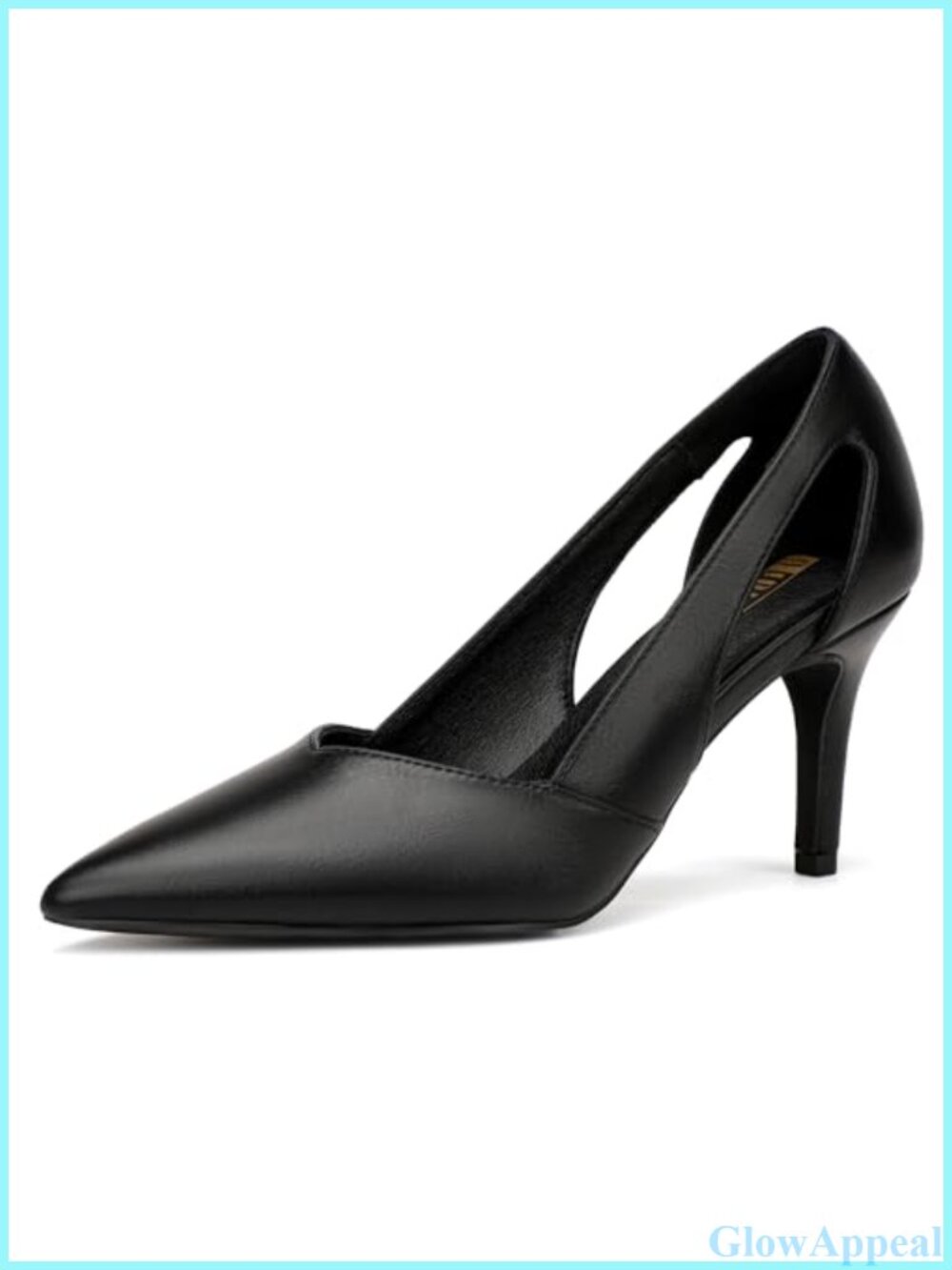 Faux Leather Pointed Toe Stiletto Pumps